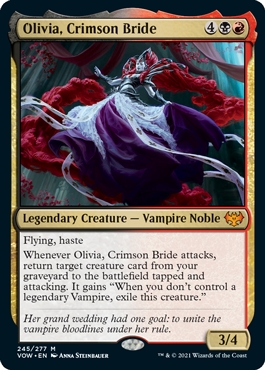 Olivia, Crimson Bride Innistrad- Crimson Vow